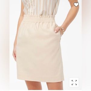 J crew ruffled waist skirt - Blue